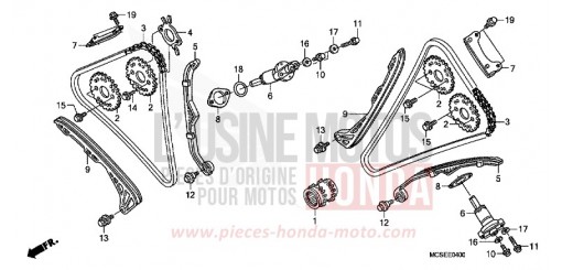 CHAINE A CAMES/TENDEUR ST1300AE de 2014